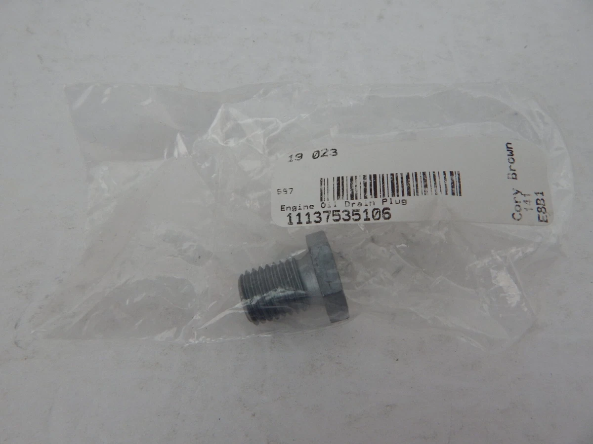 BMW 11137535106 Genuine Engine Oil Drain Plug New | eBay