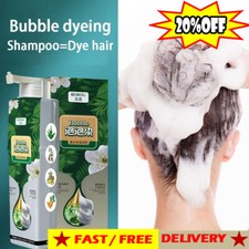 2024 New Pure Plant Extract For Grey Hair Color Bubble Dye Bubble Hair Dye  