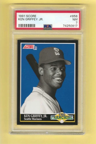 1991 Score #858 Ken Griffey Jr. PSA 7 NM The Franchise