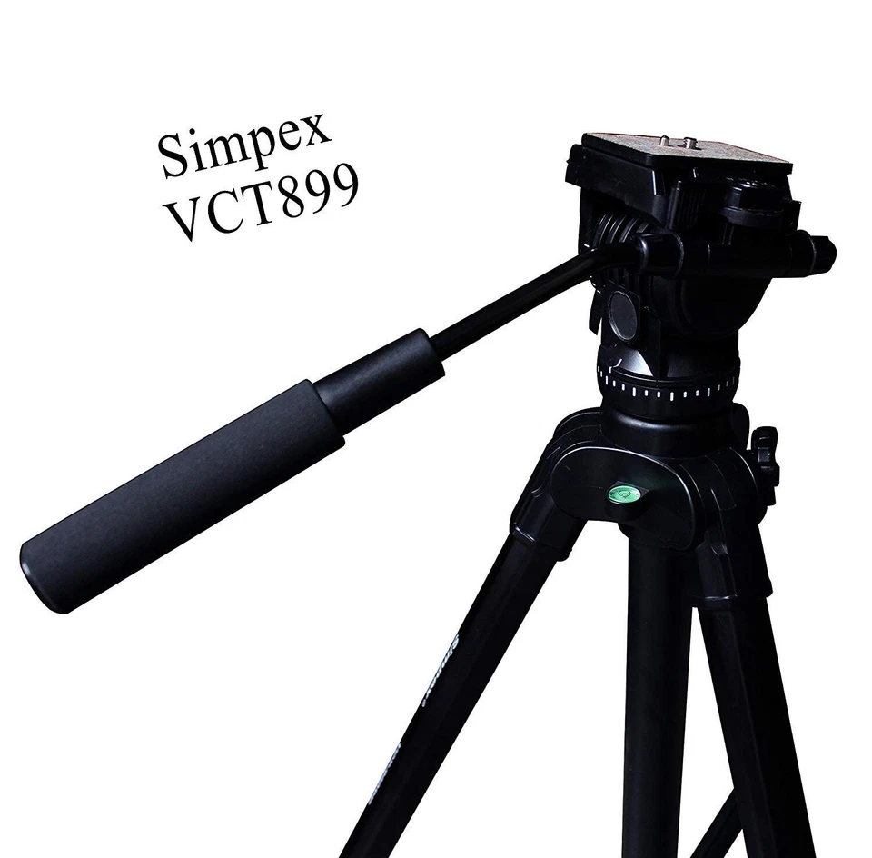 VCT 899 Tripod 8 feet Black Tripod With Mobile Holder Universal Fit - Image 4 of 4