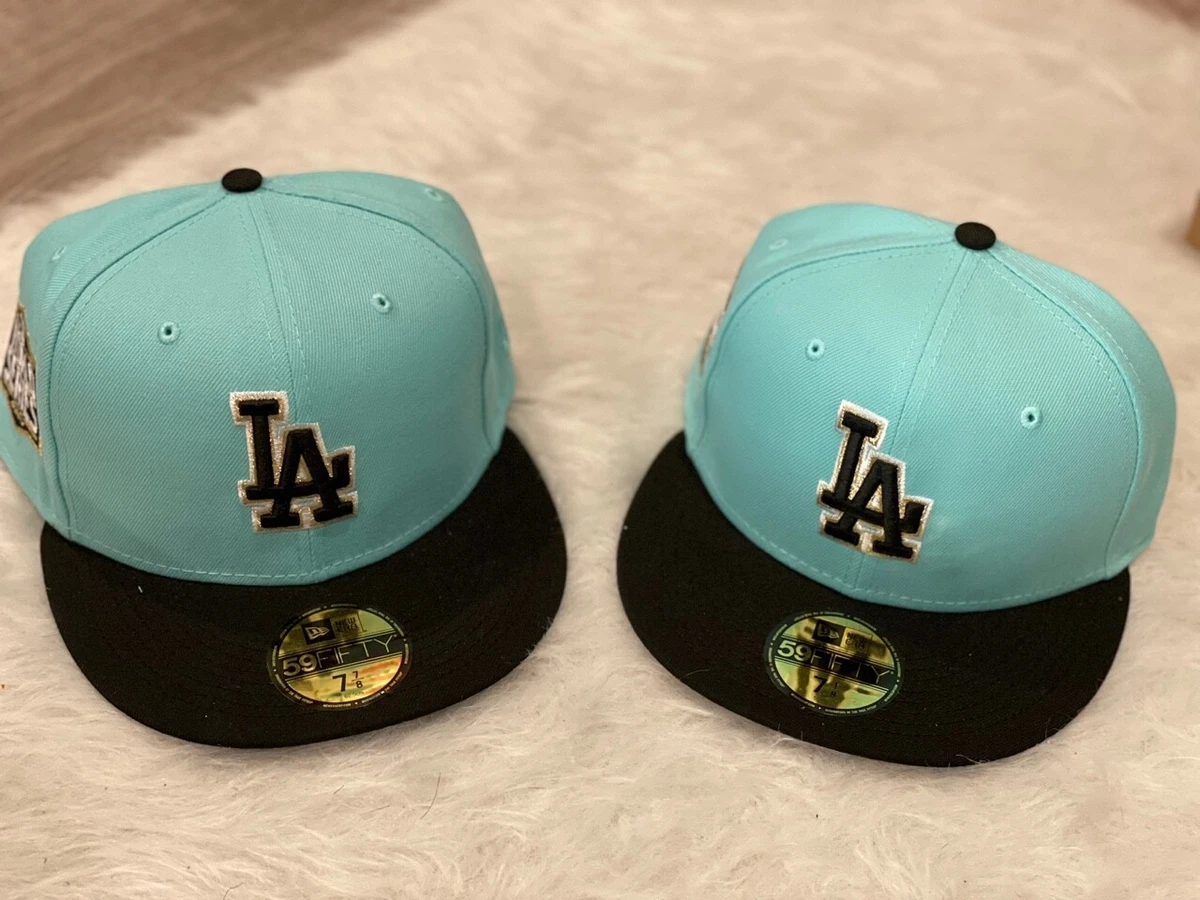 Hat Club Exclusive Los Angeles Dodgers 2TONE MINT 2020 WOLRD SERIES *IN HAND*