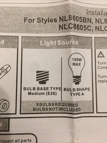Quoizel Nicholas 5 Light Bath, Brushed Nickel/Clear NLC8605BN - Read Description - Picture 16 of 16