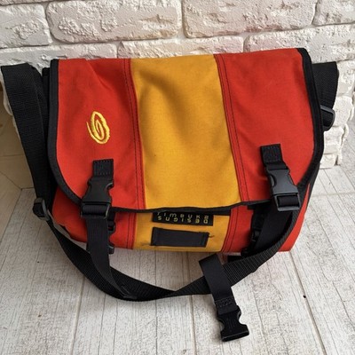 Timbuk2 Messenger Bag Red Yellow Crossbody Shoulder Bag Adjustable