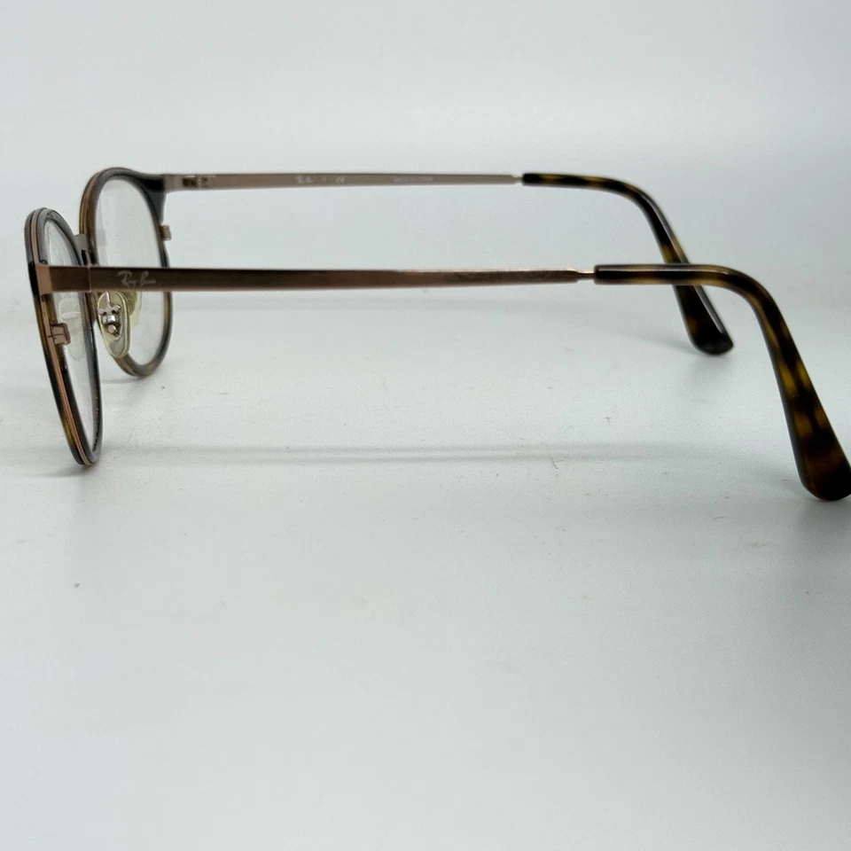 Ray-Ban RB6372M 2732 Female Oval Glasses Frames Light Brown 50-19-145 H20138 - Image 2 of 4