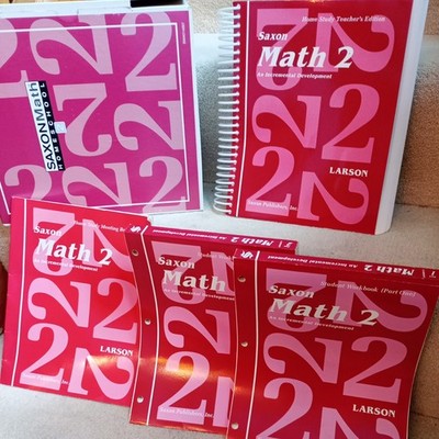 SAXON MATH 2 HOMESCHOOL COMPLETE HOME STUDY KIT NEW 2nd GRADE SET