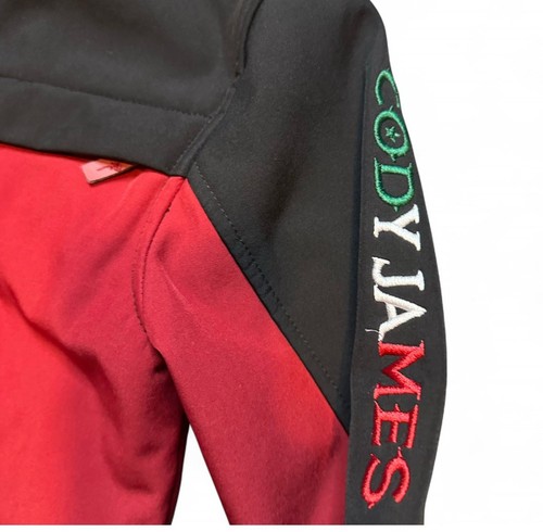 Kids Small Cody James Jacket Red Black Western Cowboy Rodeo - Picture 3 of 6