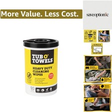 90 Count Heavy-Duty Multi-Surface Wipes - Tough Stain Removal, Gentle on Skin