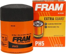 FRAM Extra Guard PH5 10K Mile Change Automotive Replacement Engine Oil Filter
