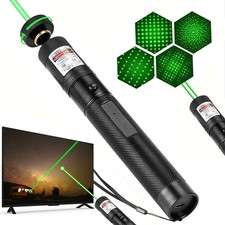,High Power , Green Indicator Light, Long Range Pointer for Hiking, USB Charge