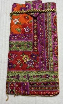 Handmade Quilted Eyeglass Case Floral Patchwork Fabric Glasses Sleeve