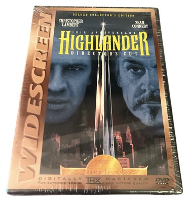 Highlander (DVD, 1997) 10th Anniversary Directors Cut NEW/SEALED