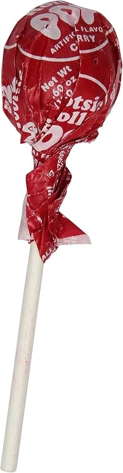 Cherry (Rojo) Tootsie Pops - Piruletas a granel recién envueltas - Elige 10-100 quilates Foto 3 de 4