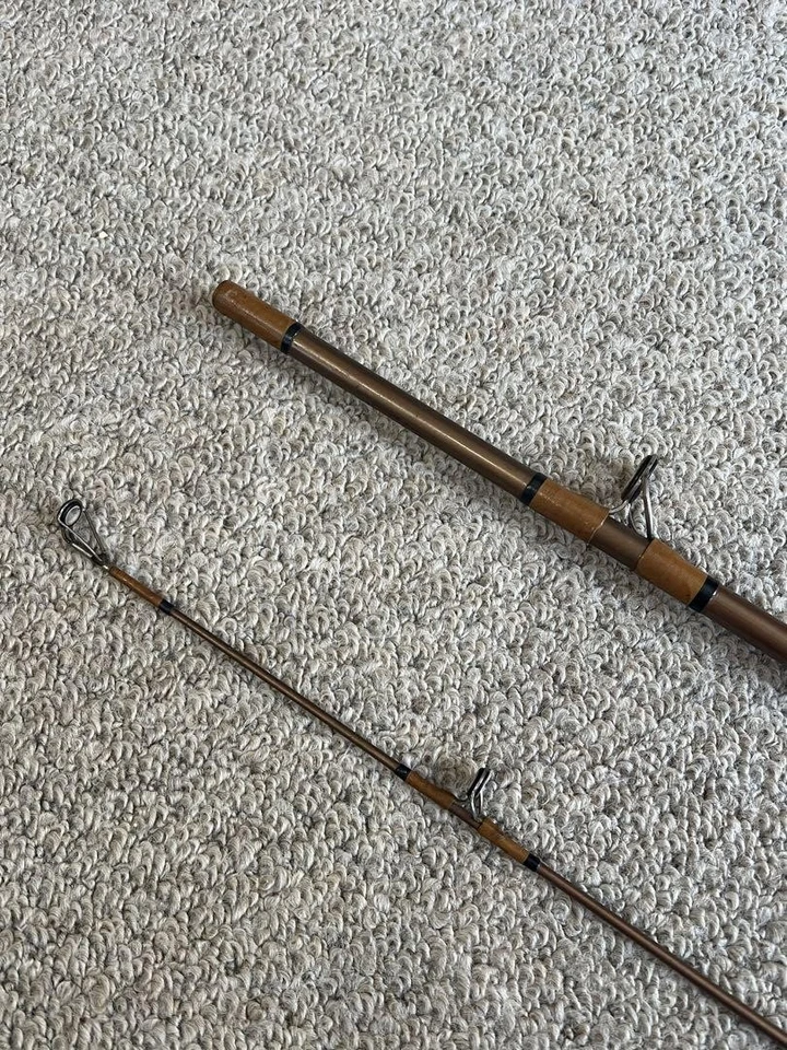 Olympic Vintage Trout Medium Rod 195C Gungrip Rare Retro Used - Image 2 of 4