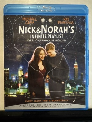 Nick & Norahs Infinite Playlist (Blu-ray, 2009, Canadian) Rare OOP Comedy Cera