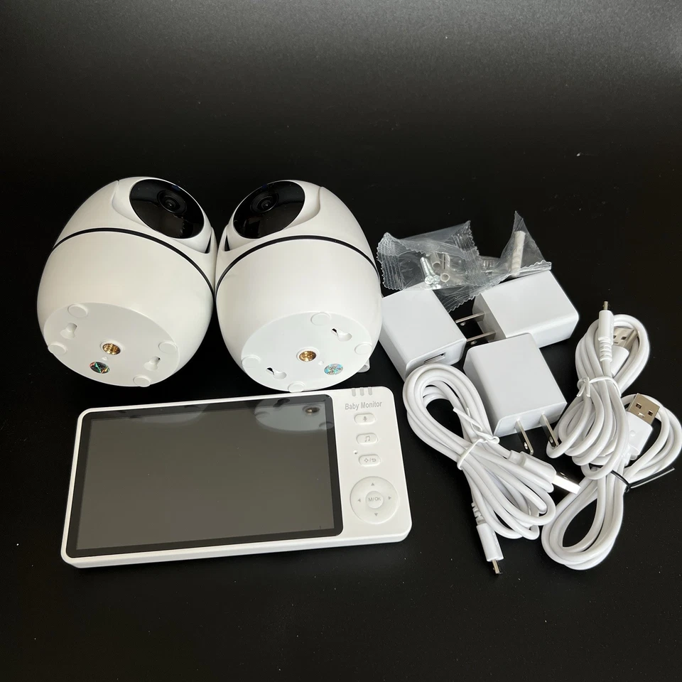 Monitor de Video para Bebé 720P con Cámara y Audio Pantalla de 4.5 pulgadas IR Visión Nocturna Foto 3 de 3