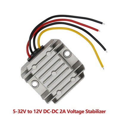 DC-DC 6-32V to 12V 5-25A Automatic Voltage Stabilizer Power Converter Regulato1t