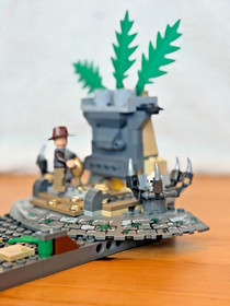 LEGO Indiana Jones 7623 Temple Escape Set &ndash; Incomplete 95%