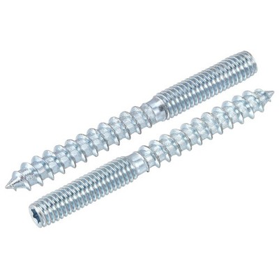 M6x22mm Hanger Bolts Double Head Dowel Screw for Wood Furniture 20pcs