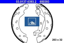 Ate 03.0137-0393.2 Bremsbackensatz 4 Bremsbacken Trommelbremse für Smart 