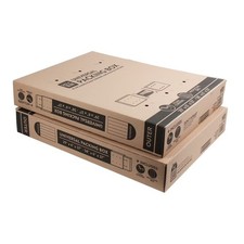 Universal TV Moving Box with Protective Foam Inserts for Flat Screens up to 65