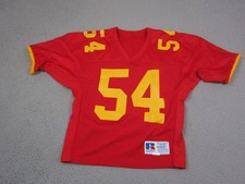 Vintage Russell Jersey Men Extra Large XL Red Football Practice Made in USA Mesh