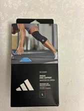 New Adidas Knee Support Wear - Black ( L)