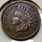 1899 Indian Head Cent - VF/XF - Clean!