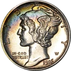 1916-S Mercury Dime - Shiny