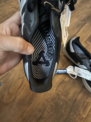 Size 10 - adidas Palace x Puig Samba Black Silver - Picture 7 of 15