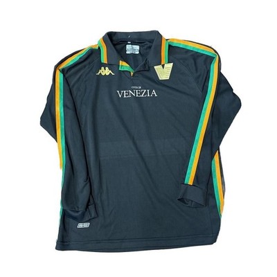 Kappa Venezia FC 2021/22 Home Jersey - Black/Gold/Green/Orange