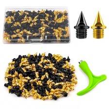 220 Pcs 1/4" Stainless Steel Track Cross Country Spikes with Spike Wrench