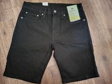 NWT Levi's 405 Black Wash Denim Shorts Sz.31 NEW