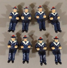 QUIRALU - CBG - LOT de 8 MARINS - STARLUX- JOUET ANCIEN