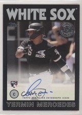2021 Topps 1986 Baseball Series 2 Black /199 Yermin Mercedes #86B-YM Auto 0cx3
