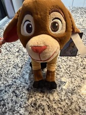 Disney Wish Valentino Goat Plush Toy Brown with Tag Disney Franchise Collectible