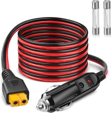 14AWG XT60 Female Connector to Cigarette Lighter Male Adapter connector 