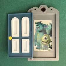 Vintage 2001 Disney Pixar MONSTERS, INC. Open Door Night Light, Sulley & Mike