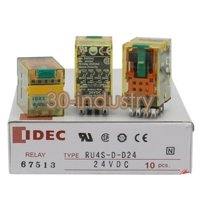 10pcs/pack New For   Intermediate Relay RU4S-D-D24 DC24V 14-Feet #pq