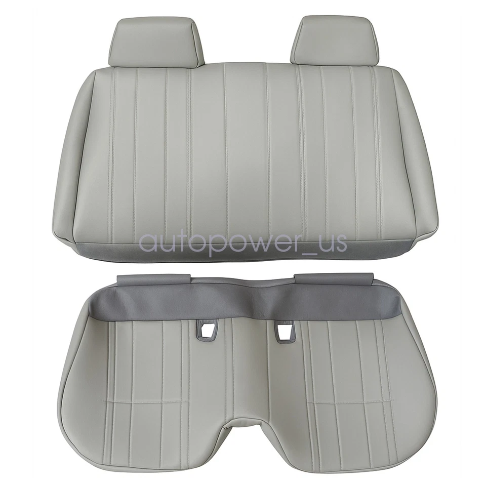 Cubierta de asiento de banco gris para camioneta Toyota 1987 1988 1989 1990 1991 1992 1993 1994 Foto 4 de 4