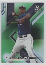 2019 Bowman Platinum Wal-Mart Top Prospects Green Foil /99 Dauris Valdez 16in
