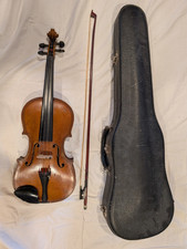 Giovan Paolo Maggini Brescia 1687 Concert Violin with Bow Case Czechoslowakia