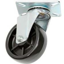 Industrial Replacement 4"" Plastic Caster & Hardware for 1 Cubic Yard Std.Tilt