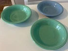 3 Fiesta Small Fruit Bowls Fiestaware Retired 6 Oz 2 Sea Mist Green 1 Periwinkle