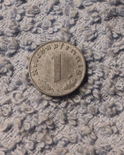 1943 World War 2 1 Reichspfennig~ Germany, Has Flaws , See Photos!! - Picture 13 of 15
