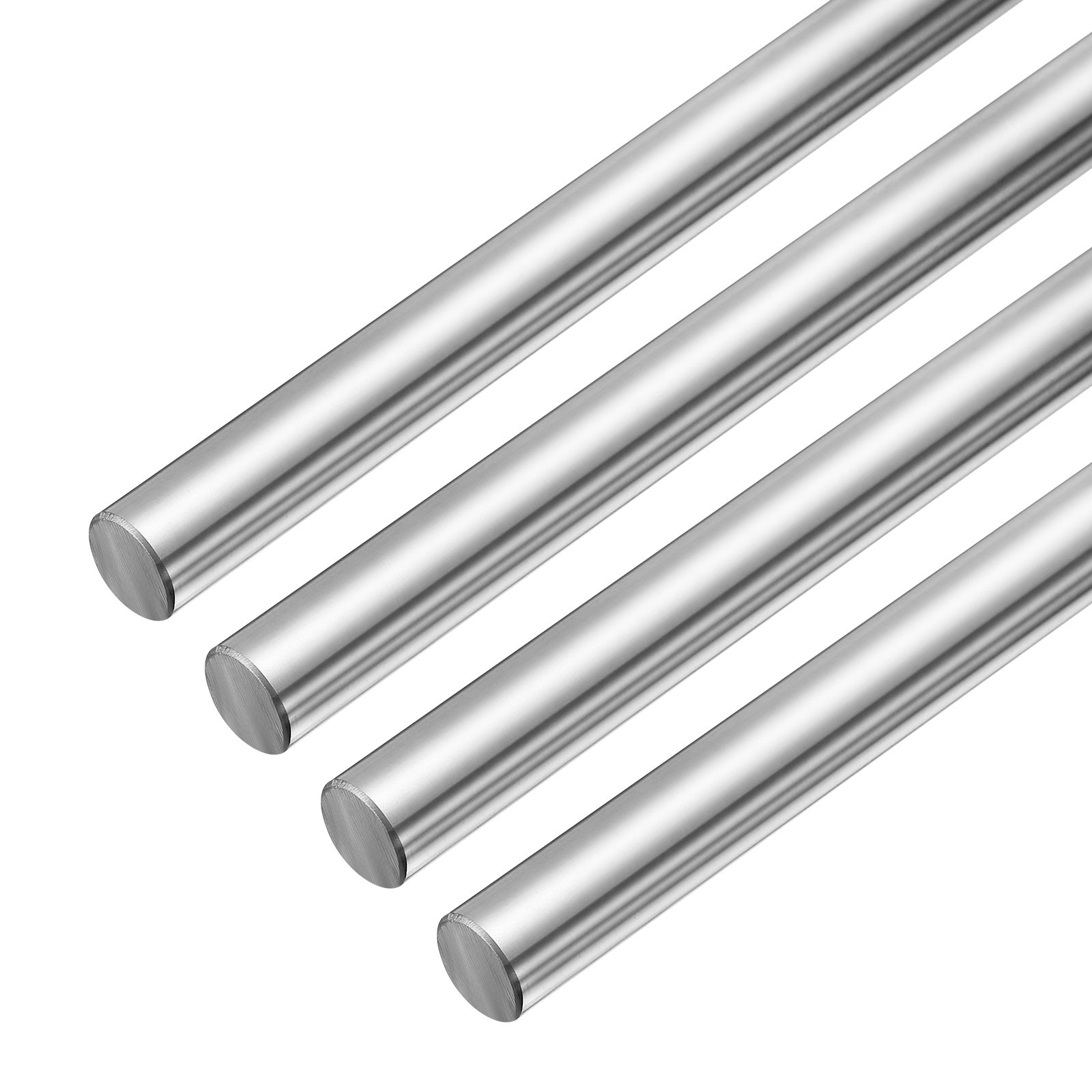 Linear Motion Rods, 4Pcs 10mm x 300mm(0.39"x11.81") Linear Rail Rod Shaft Guide