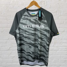 Yeti Cycles Longhorn S/S Jersey MTB Performance Maglia Ciclismo Uomo Large