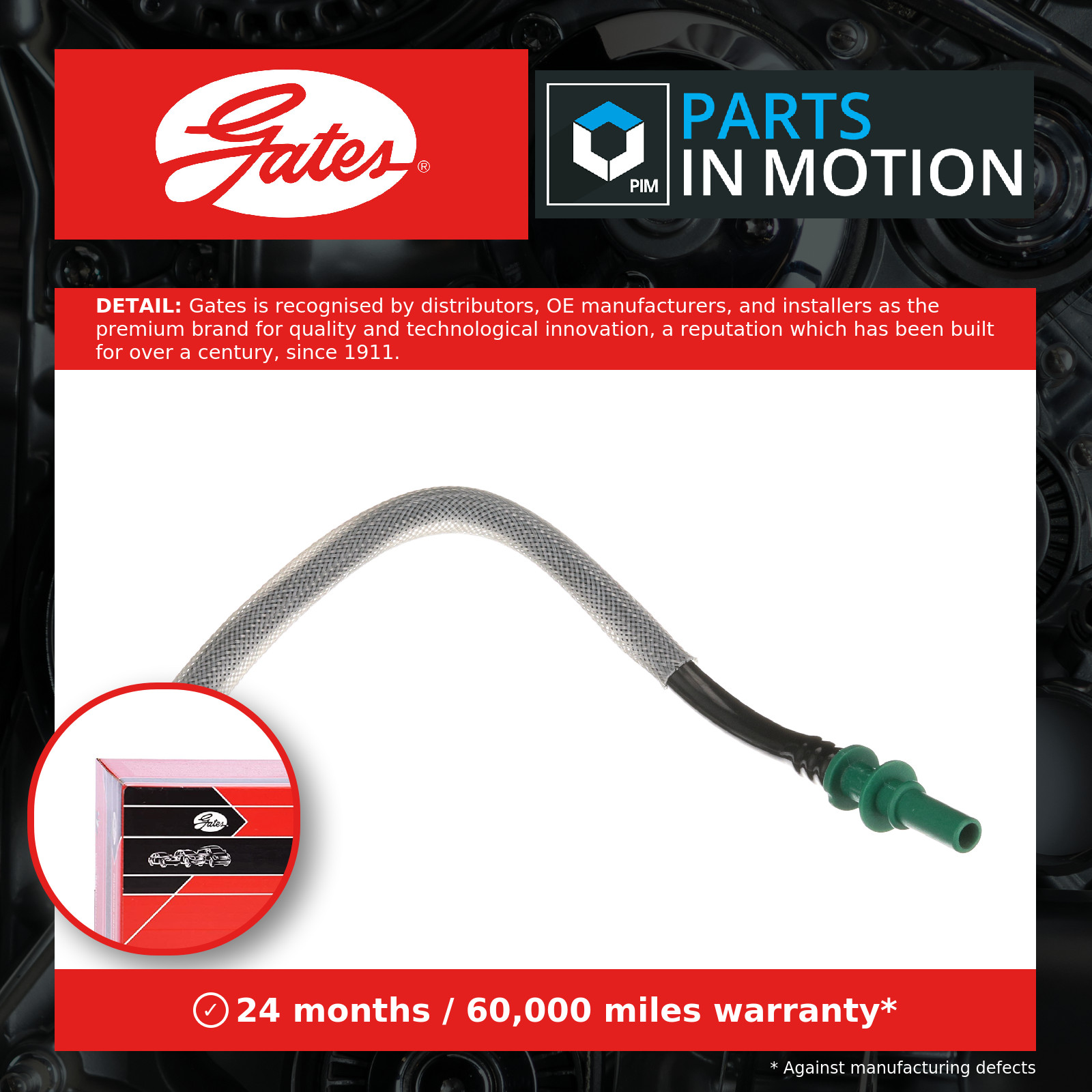 Gates MFL1215 Fuel Hose Replacement Service Maintenance Fits Citroen Peugeot - Image 7