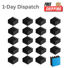 Easycargo 20PCS 9mm Mini Heatsink Kit 9x9x5mm with 3M Thermal Tape
