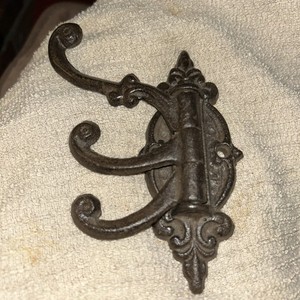Antique Style 5” Metal Wall Hook