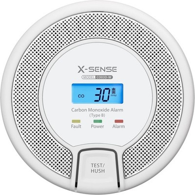 CO Melder X-Sense CO03D-W Kohlenmonoxidmelder mit Digitalanzeige & Batterie